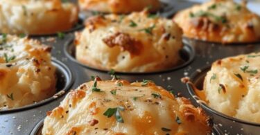 Cheesy Mashed Potato Puffs