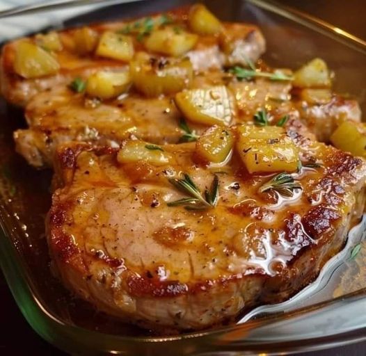 Apple Glazed Pork Chops